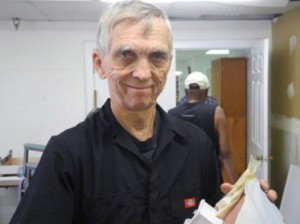 Grant Bagley is one of a group of residents who have helped set up a fully functional Amateur Radio center in the extensive woodshop at Collington Life Care Community. 