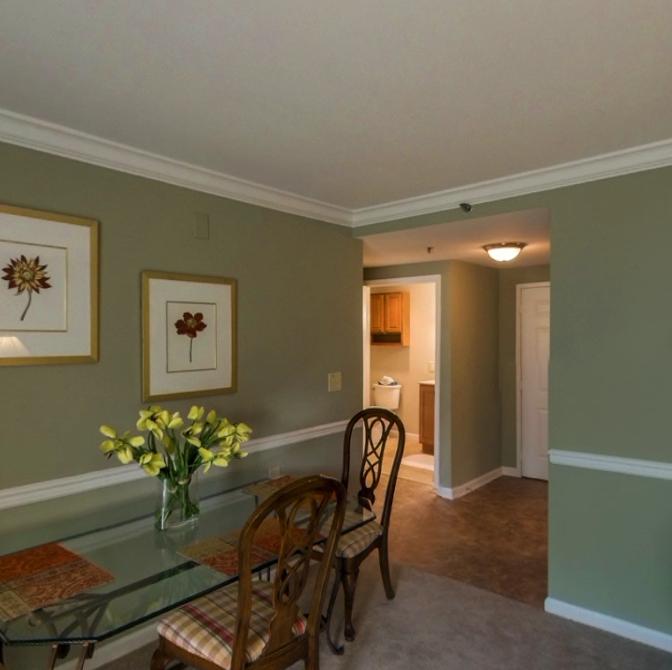 Dining Room in One Bedroom