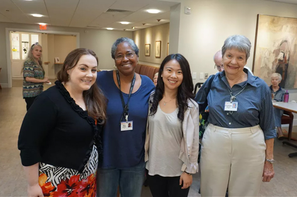 umd music students with collington residents