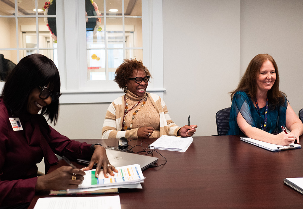 collington staff members meeting