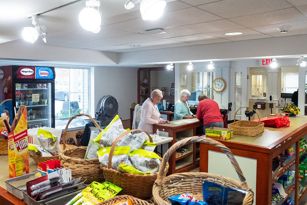 collington residents shopping in The Country Store