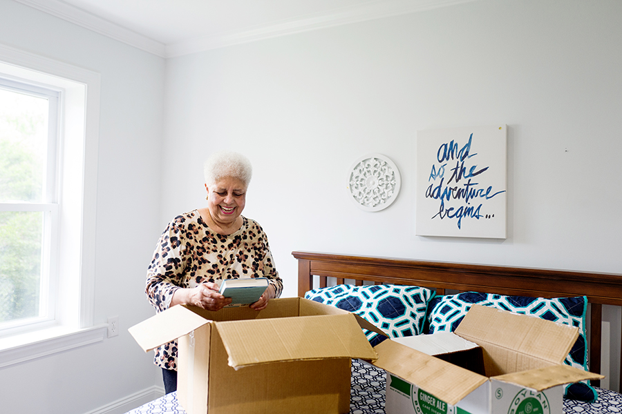 Senior moves to life plan community